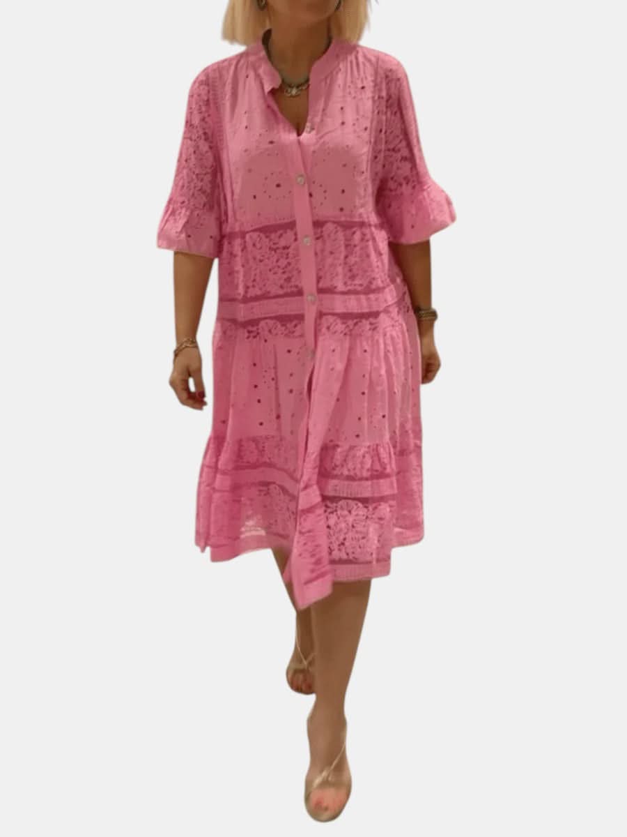 Cherylann™ | Floral Midi Dress
