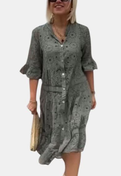 Cherylann™ | Floral Midi Dress