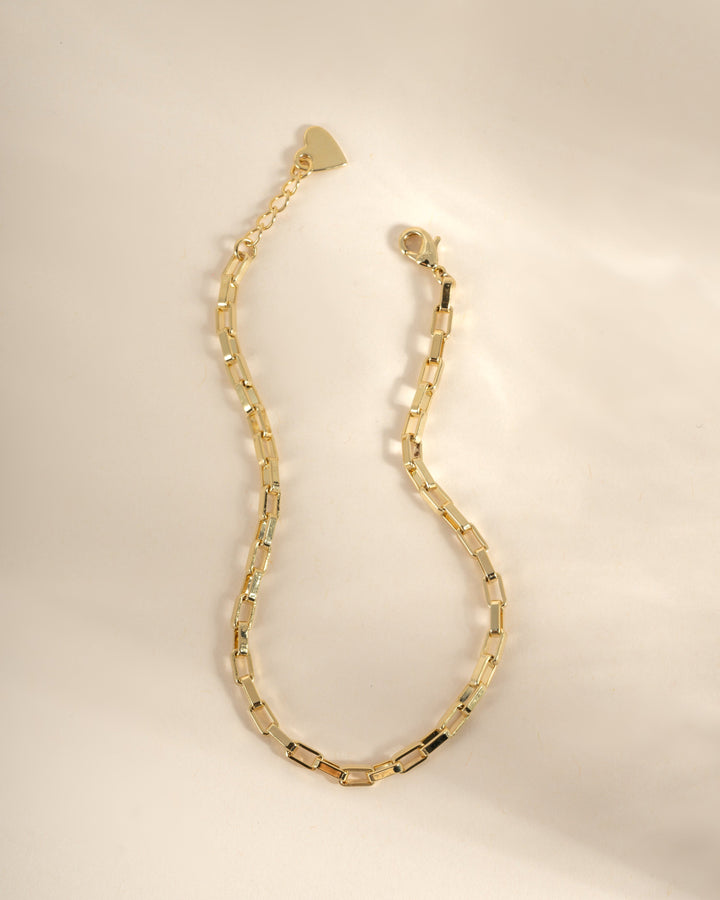 Tiny Link Paperclip Bracelet