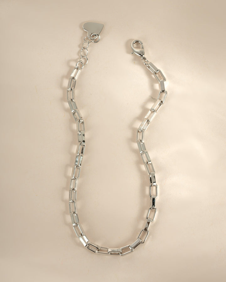 Tiny Link Paperclip Bracelet