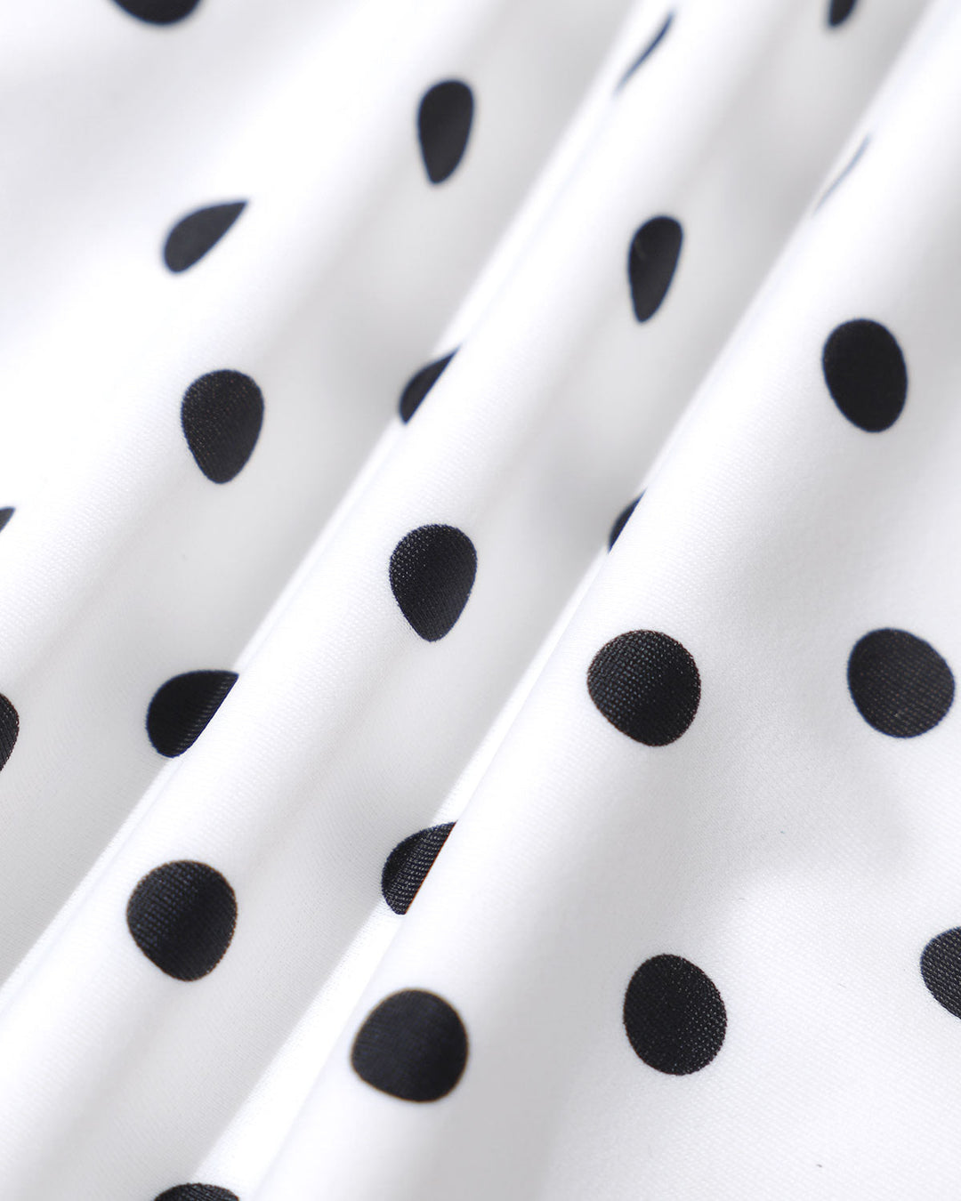 White Halter Polka Dot Triangle Bikini Set