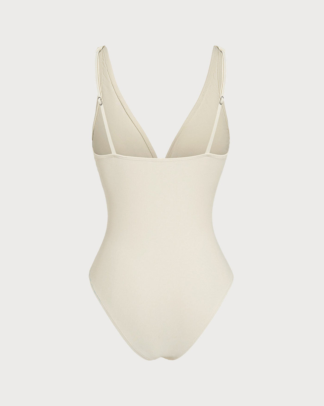 Off White Bralette One Piece Swimwear