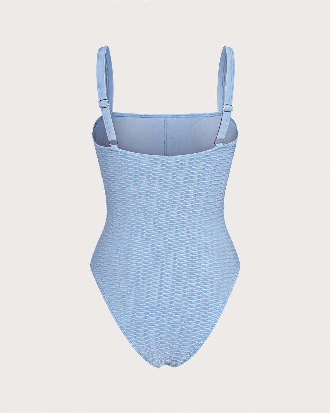Blue O-Ring Bandeau One Piece Swimwear